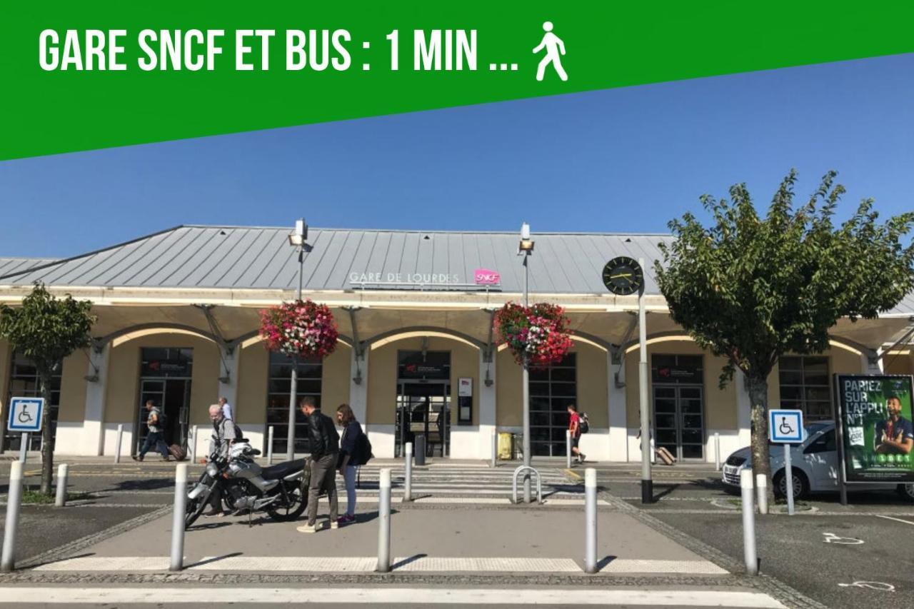 Loc Trotteur Le Pivoine Studio Grand Confort, Gare Sncf De Lourdes Exterior foto